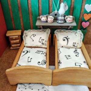 Peřinky s notičkami do menších postýlek