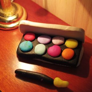 Vodovky a štětec č. 3