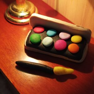 Vodovky a štětec č. 4