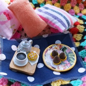 Piknikový ubrus puntíkový