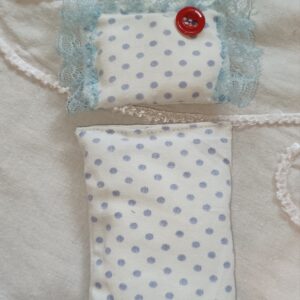 Peřinka a polštářek s knoflíčkem