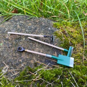 3 dílná sada - rýč, motyka a hrábě