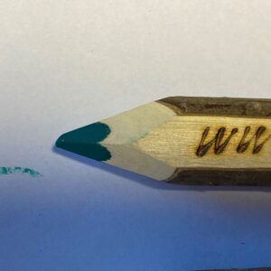 Pastelka tmavě zelená