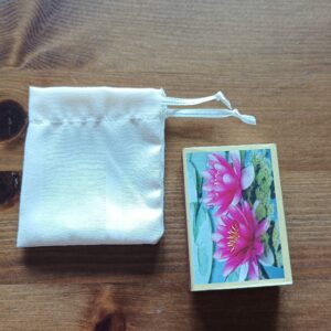 Malinký látkový sáček krémový